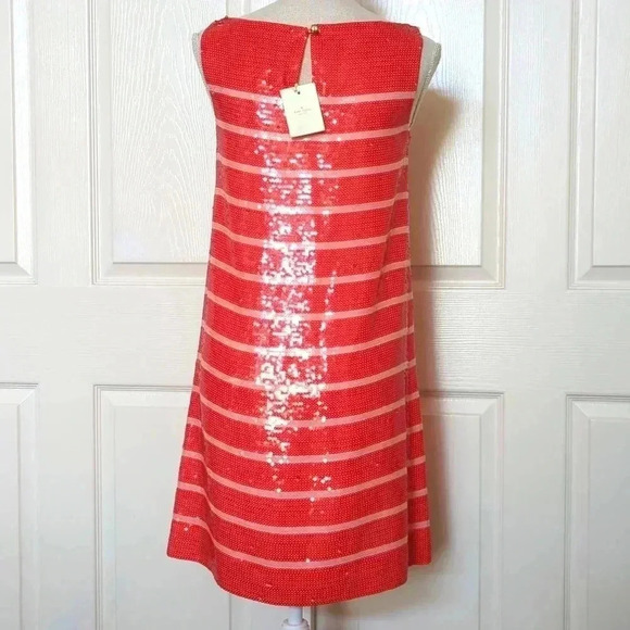 Kate Spade Pink and Red Sequin Dress - Picture 6 of 8